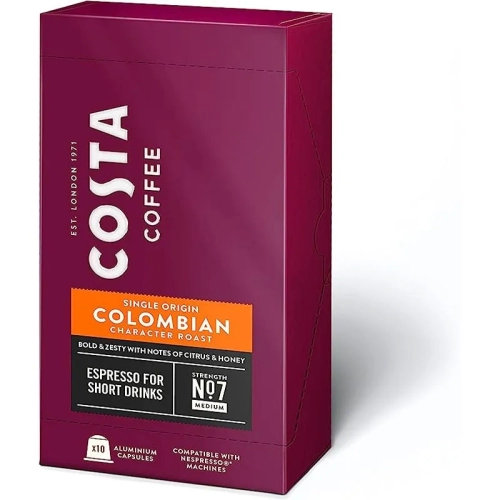 کپسول قهوه کوستا مدل کلمبیایی اسپرسو