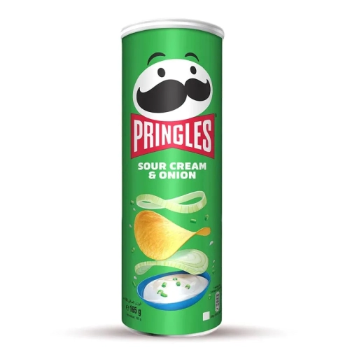 چیپس پرینگلز با طعم خامه و پیاز Pringles
