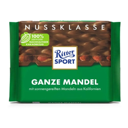 شکلات بادام کامل ریتر اسپورت Ritter Sport
