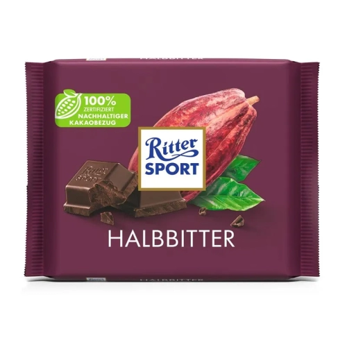 شکلات نیمه تلخ ریتر اسپورت Ritter Sport