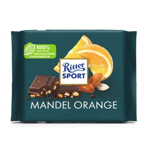شکلات بادام پرتقال ریتر اسپورت Ritter Sport